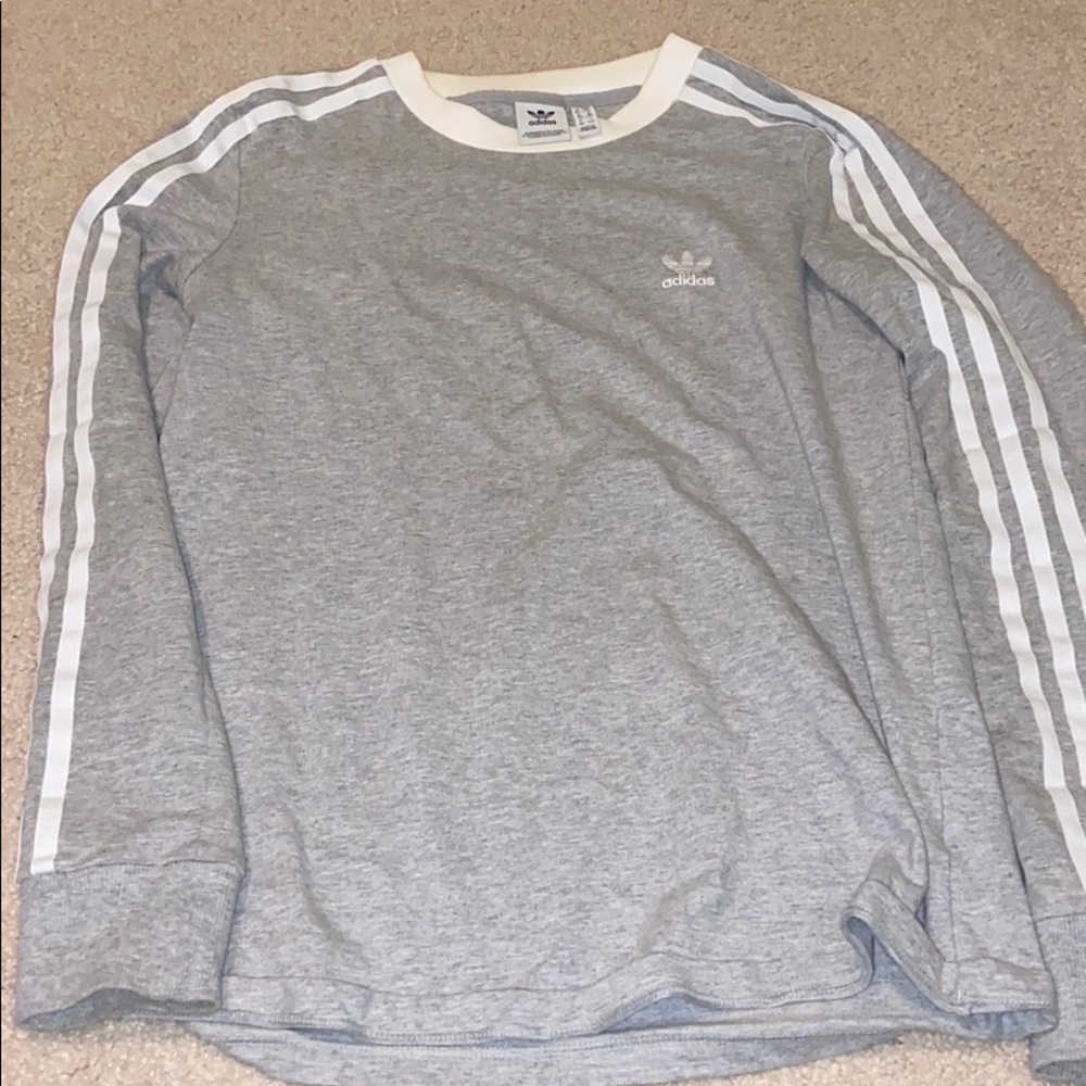 Adidas grey long sleeve